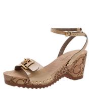 Pre-owned Fabric sandals Stella McCartney Pre-owned , Beige , Dames