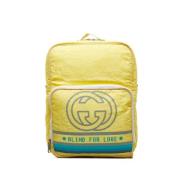 Pre-owned Nylon shoulder-bags Gucci Vintage , Yellow , Dames