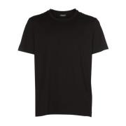 Zwarte T-shirts en Polos Dondup , Black , Heren