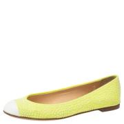 Pre-owned Leather flats Giuseppe Zanotti Pre-owned , Green , Dames