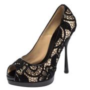 Pre-owned Lace heels Alexander McQueen Pre-owned , Black , Dames