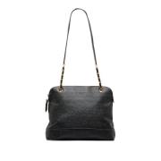 Pre-owned Leather chanel-bags Chanel Vintage , Black , Dames