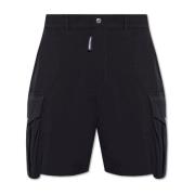 Shorts met zakken Dsquared2 , Black , Heren