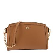 Chantal - Schoudertas met logo Michael Kors , Brown , Dames