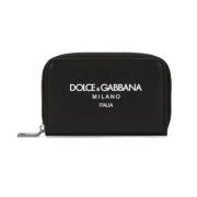 Bedrukte Portemonnee Dolce & Gabbana , Black , Heren