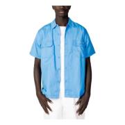 Lichtblauwe Button-Up Shirt Dickies , Blue , Heren