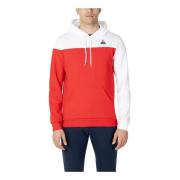 Rode hoodie met lange mouwen voor heren le coq sportif , Red , Heren