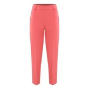 Elegante geplooide broek Kocca , Red , Dames