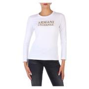 Long Sleeve Tops Armani Exchange , White , Dames