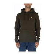 Groene Print Hoodie Lyle & Scott , Green , Heren