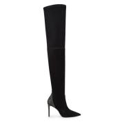 Glamoureuze Ultrastuart Royale 100 Boot Stuart Weitzman , Black , Dame...