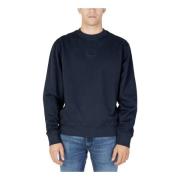 Blauwe Sweatshirt met Lange Mouwen voor Heren Hugo Boss , Blue , Heren