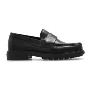 Donny leren schoenen Salvatore Ferragamo , Black , Heren