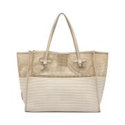 Marcella O - Stijlvolle Handtas Gianni Chiarini , Beige , Dames