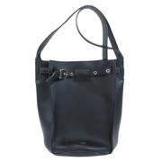 Pre-owned Leather celine-bags Celine Vintage , Black , Dames