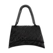 Crush Large shoulder bag Balenciaga , Black , Dames