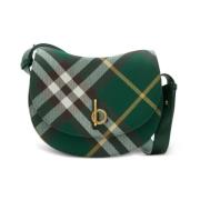 Rocking Horse Media Tas Burberry , Green , Dames