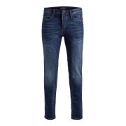Blauwe versleten effect heren jeans Jack & Jones , Blue , Heren
