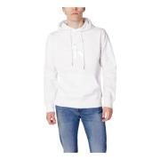Zilveren effen hoodie voor heren Calvin Klein Jeans , Gray , Heren