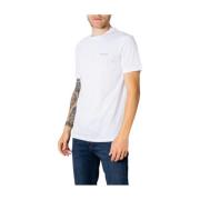 Witte korte mouwen T-shirt voor heren Armani Exchange , White , Heren