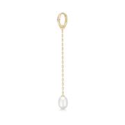 Elegant Diamanten en Parel Sieradenset Julie Sandlau , Yellow , Dames