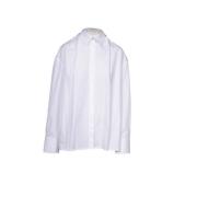 Witte Oversized Katoenen Poplin Shirt Givenchy , White , Dames