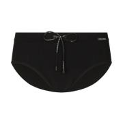 Zwart Lycra Ondergoed met Logo Voorband Dolce & Gabbana , Black , Here...