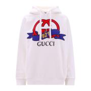 Witte Hoodie Gucci , White , Dames