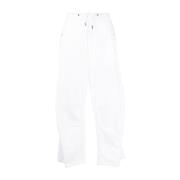 Witte Loose-Fit Broek Darkpark , White , Dames