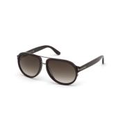 Bruin Montuur Zonnebril Tom Ford , Brown , Unisex