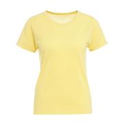 Gele T-shirt voor vrouwen Majestic Filatures , Yellow , Dames
