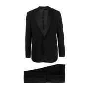 Uc99 Tuxedo - Stijlvol en Elegant Pak Giorgio Armani , Black , Heren