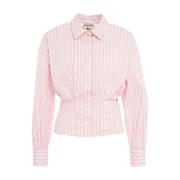 Rose Ss24 Dameskleding Shirt Semicouture , Pink , Dames