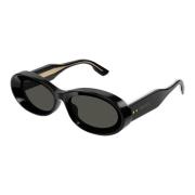 Zwarte zonnebril, stijlvol en veelzijdig Gucci , Black , Dames