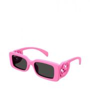 Roze zonnebril met originele accessoires Gucci , Pink , Dames