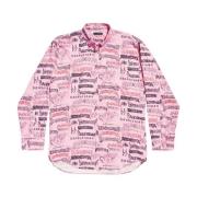 Stijlvolle Shirts Balenciaga , Pink , Heren