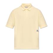 Polo shirt met geborduurd logo Burberry , Yellow , Heren