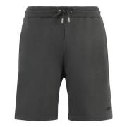 Dallas Katoenen Fleece Shorts Les Deux , Gray , Heren