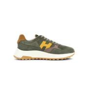 Hyperlight Suède Sneakers in Khaki Hogan , Green , Heren