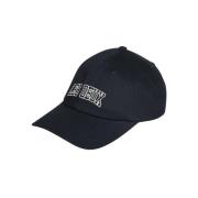 Baseball Cap met Contrasterend Logo Les Deux , Blue , Heren