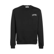 Blake Logo Katoenen Sweatshirt Les Deux , Black , Heren