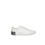 Witte Sneakers Moschino , White , Heren