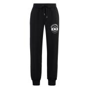 Katoenen Logo Sweatpants Dolce & Gabbana , Black , Heren