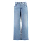 Fusion Baggy Jeans - Biologisch Katoen Agolde , Blue , Dames