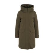 Groene Winterjas voor Dames Woolrich , Green , Dames