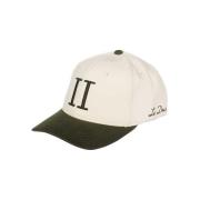 Baseball Cap met Contrasterend Logo Les Deux , Beige , Heren