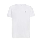 Katoenen Crew-Neck T-Shirt Les Deux , White , Heren