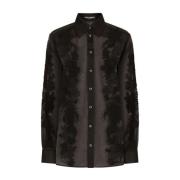 Zwarte Shirts Dolce & Gabbana , Black , Dames
