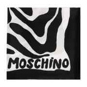 Zijden sjaal Moschino , Black , Unisex