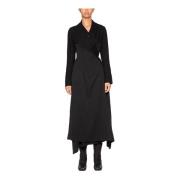 Asymmetrische Lange Jurk Marc Le Bihan , Black , Dames